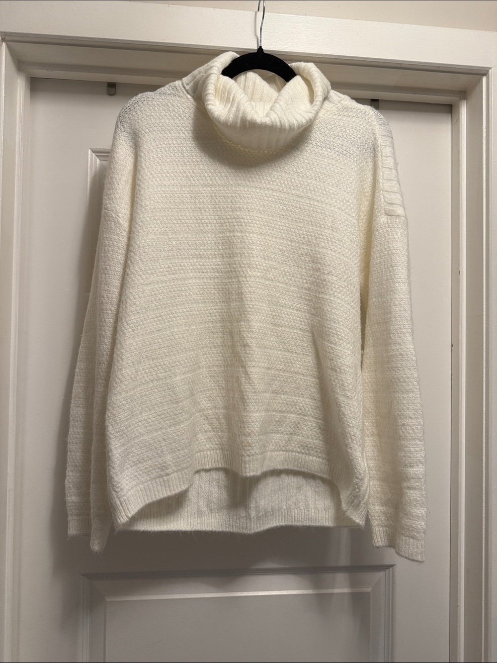 Rachel Zoe Turtleneck Cozy Knit Sweater - Cream